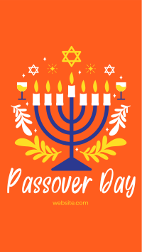 Passover Day Facebook Story Design