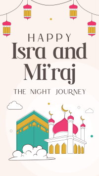 Isra and Mi'raj Night Journey Video Image Preview