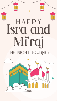 Isra and Mi'raj Night Journey TikTok Video Image Preview