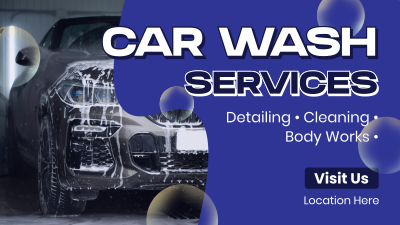 Carwash Auto Detailing Facebook event cover Image Preview