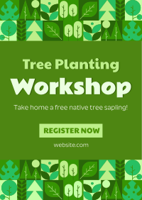 Tree Planting Workshop Flyer Image Preview