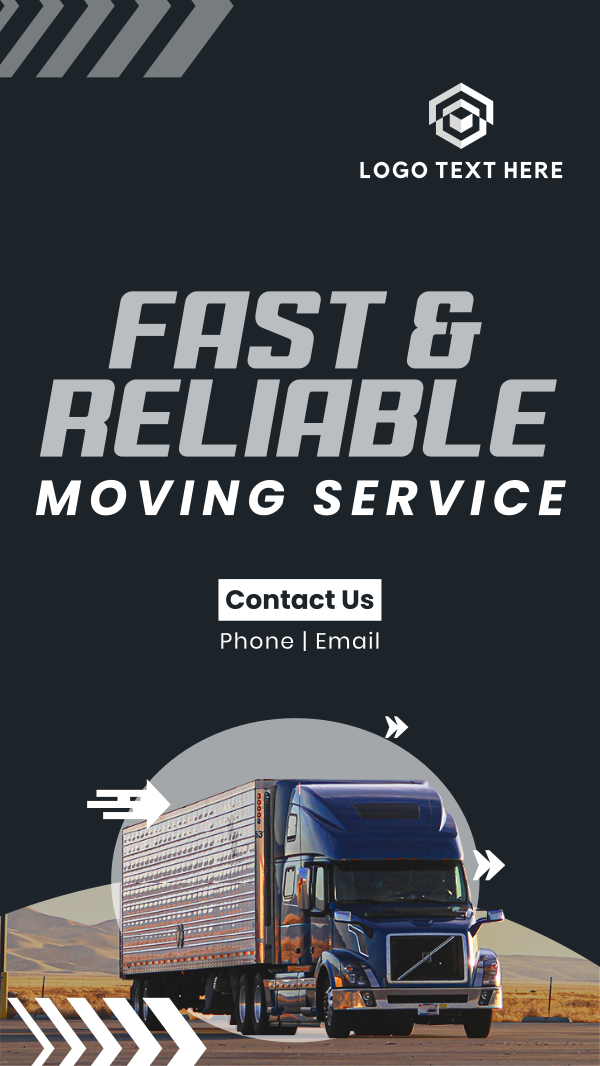 Reliable Trucking Instagram Story Design