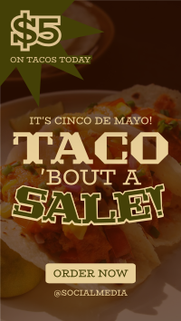 Cinco De Mayo Taco Instagram Story Design