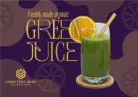 Fresh Healthy Drink Postcard Preview