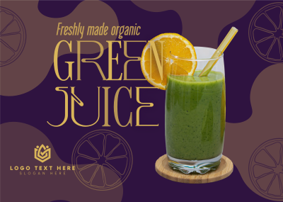 Fresh Healthy Drink Postcard Image Preview