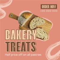 Bakery Treats Instagram post Image Preview