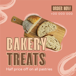 Bakery Treats Instagram post Image Preview