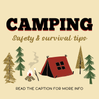 Cozy Campsite Instagram Post Design