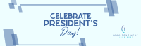 Celebrate President's Day Twitter header (cover) Image Preview