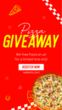 Pizza Giveaway YouTube Short Design
