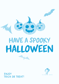 Halloween Pumpkin Greeting Poster Image Preview