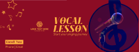 Vocal Lesson Facebook cover Image Preview
