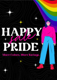 Modern Happy Pride Month Sale  Poster Image Preview