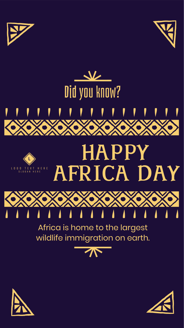 Decorative Africa Day Instagram Story Design Image Preview