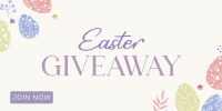 Easter Egg Giveaway Twitter Post Design