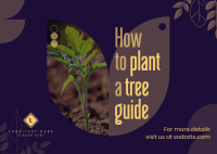 Plant Trees Guide Postcard Image Preview