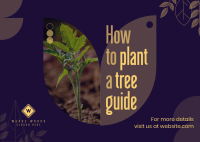 Plant Trees Guide Postcard Image Preview