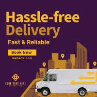 Reliable Delivery Service Instagram Post Design