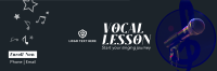 Vocal Lesson Twitter header (cover) Image Preview