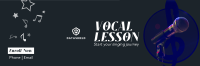 Vocal Lesson Twitter header (cover) Image Preview