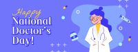 Doctors' Day Celebration Facebook Cover Design