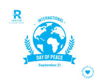 International Day of Peace Facebook Post Design