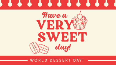 Sweet Dessert Day Facebook event cover Image Preview