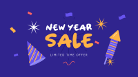 New Year Sale Facebook Event Cover Design