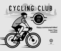 Fitness Cycling Club Facebook Post Image Preview