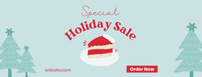 Special Holiday Cake Sale Facebook cover Image Preview