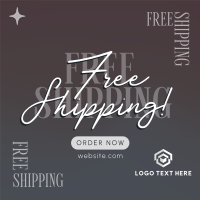 Dainty and Simple Shipping Instagram post Image Preview