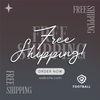 Dainty and Simple Shipping Instagram Post Design