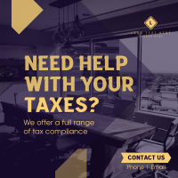 Your Trusted Tax Service Instagram Post Design