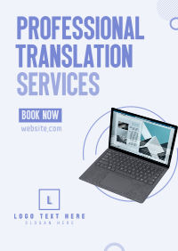 Professional Translator Poster Image Preview
