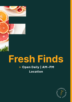 Fresh Finds Poster Image Preview