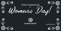 Women's Day Floral Corners Facebook Ad Design