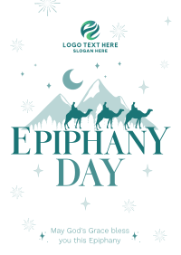 Sparkling Epiphany Day Flyer Design