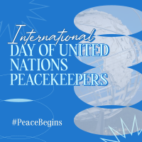 UN Peacekeepers Day Instagram Post Design