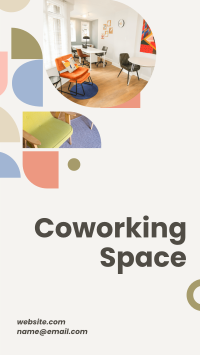 Coworking Space Shapes Instagram story Image Preview