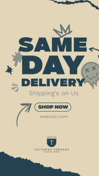 Same Day Delivery TikTok Video Image Preview