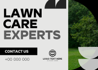 Expert Lawn Care Professional Postcard Design