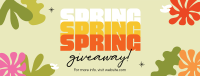 Spring Giveaway Facebook cover Image Preview