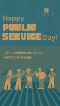 Playful Public Service Day TikTok video Image Preview