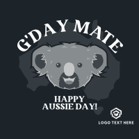 Happy Aussie Koala Instagram Post Design
