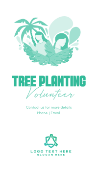Minimalist Planting Volunteer YouTube short Image Preview