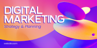 Digital Marketing Strategy Twitter Post Design
