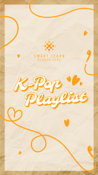 K-Pop Playlist Facebook story Image Preview