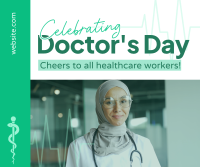Celebrating Doctor's Day Facebook Post Design