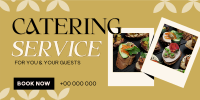 Catering Service Business Twitter post Image Preview
