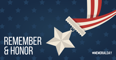 Memorial Day Medal Facebook ad Image Preview